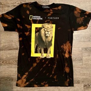Custom Acid Washed National Geographic Shirt